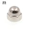 Prime-Line Acorn Cap Nuts, #8-32, Grade 18-8 Stainless Steel (25 Pack) 9077137 - alternate 2